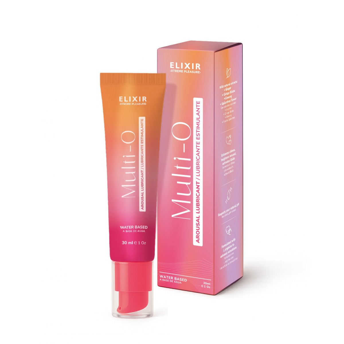 Gel Lubricante Íntimo Multi O Elixir Gel Lubricante Íntimo Multi O Elixir