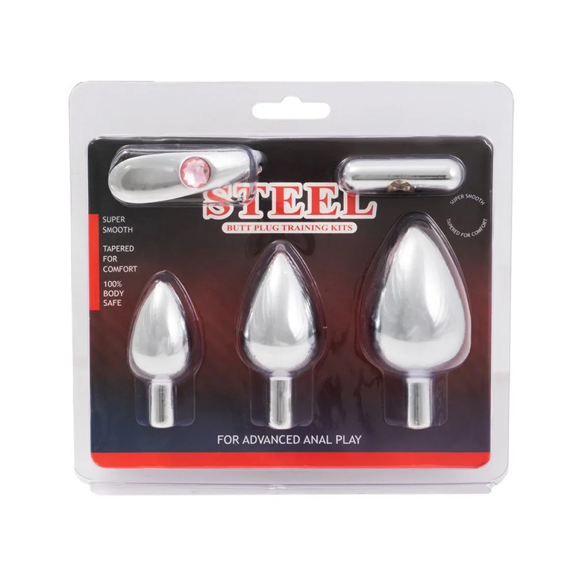 Kit Plugs Anales Doom - Color: Rosado Kit Plugs Anales Doom - Color: Rosado