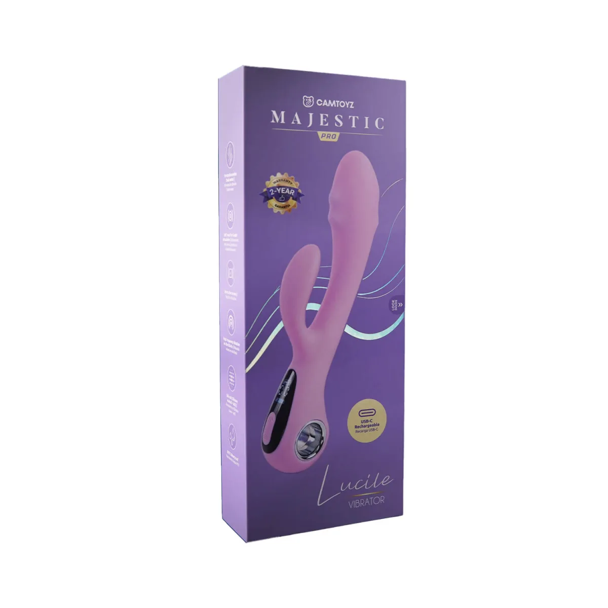 Vibrador Lucile con Carga USB-C Camtoyz Vibrador Lucile con Carga USB-C Camtoyz