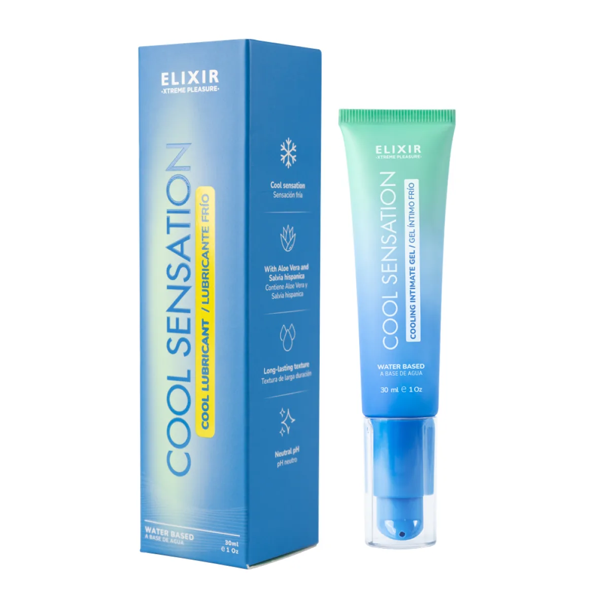 Lubricante Íntimo Frío Cool Sensation Elixir - Tamaño: 30M Lubricante Íntimo Frío Cool Sensation Elixir - Tamaño: 30M
