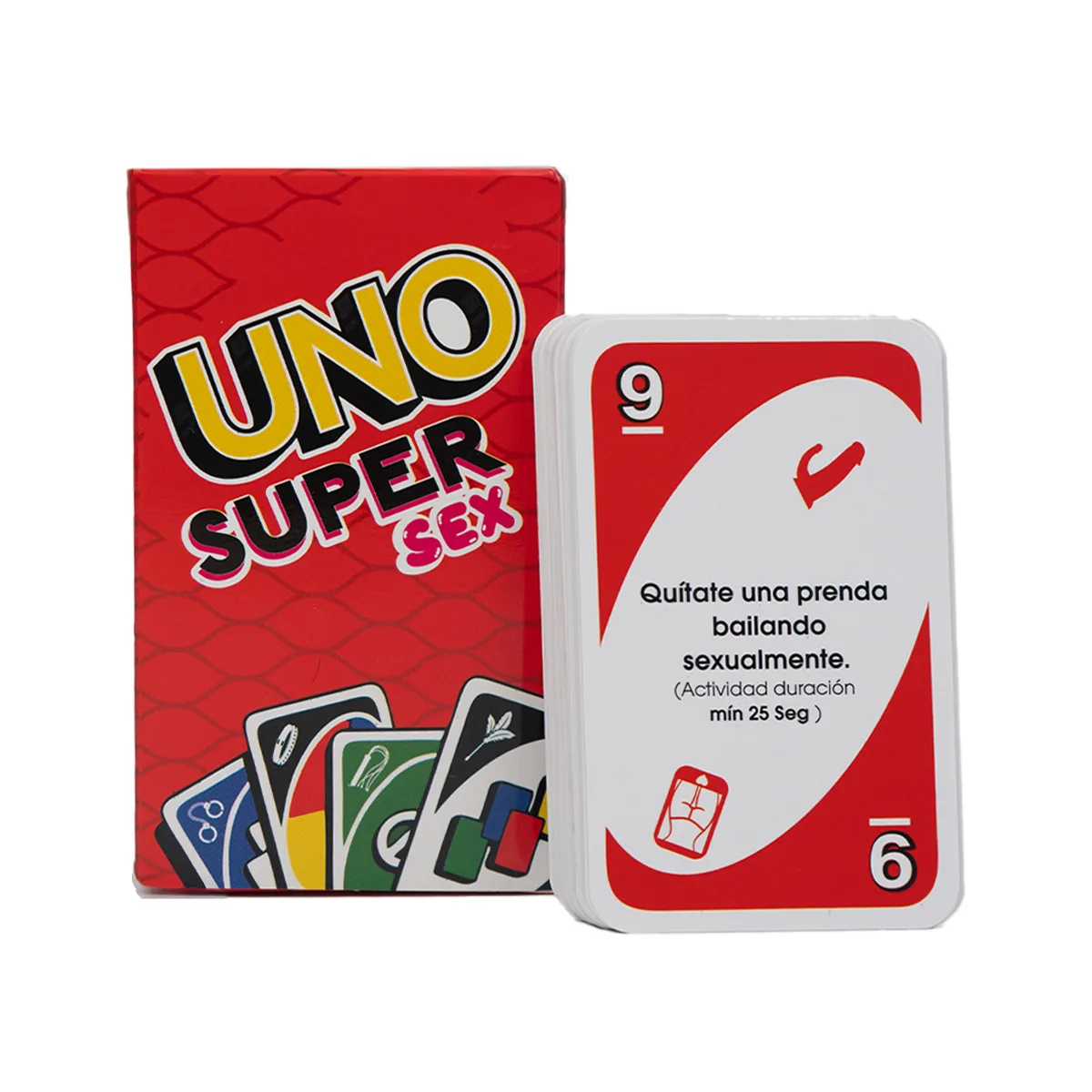 Uno Super Sex Mística Juego para Adultos con Cartas y Dado Uno Super Sex Mística Juego para Adultos con Cartas y Dado