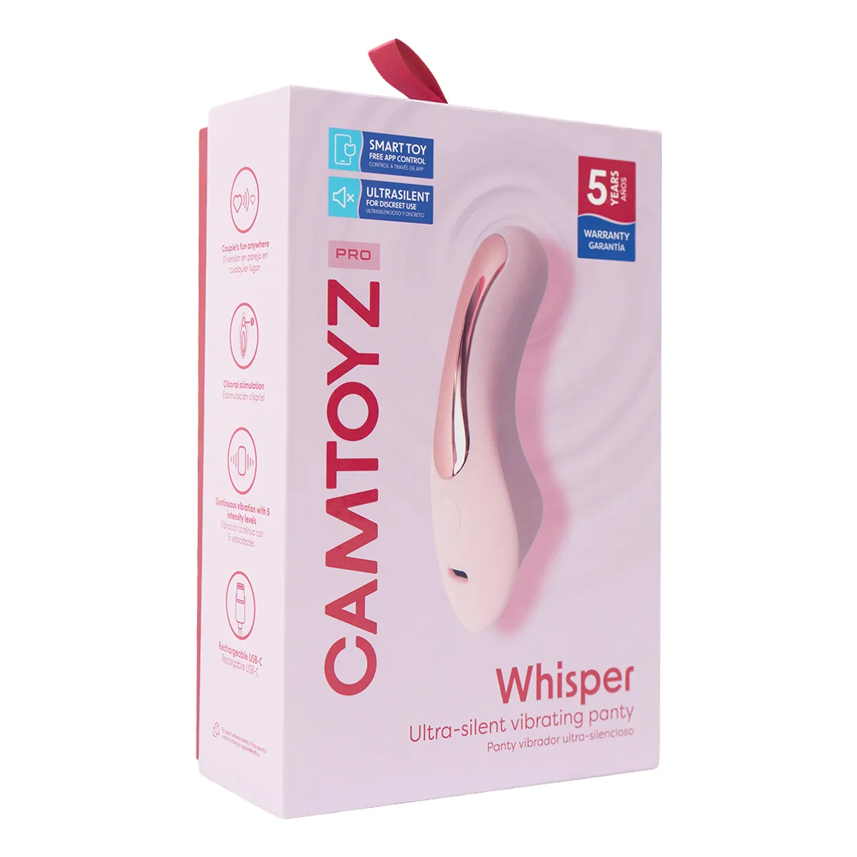 Whisper Panty Vibrador con APP Camtoyz Whisper Panty Vibrador con APP Camtoyz