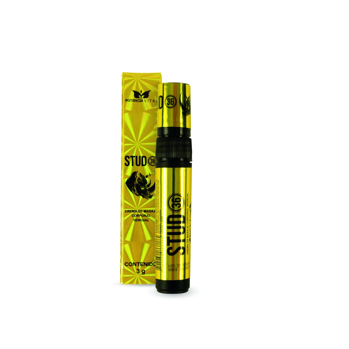 Retardante Stud 36 Spray - Color: Dorado Retardante Stud 36 Spray - Color: Dorado