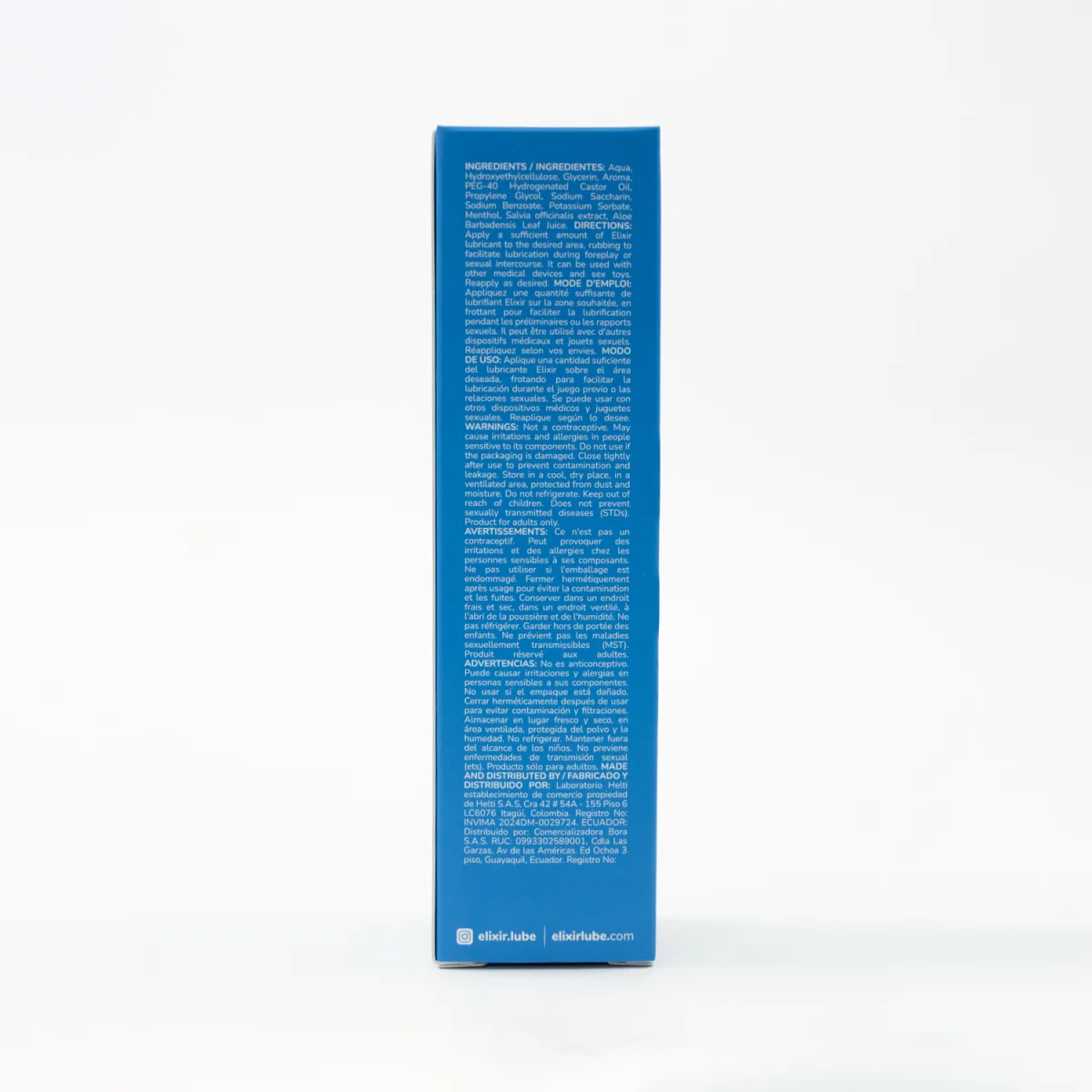 Lubricante Íntimo Frío Cool Sensation Elixir - Tamaño: Sachet Caja X24 Lubricante Íntimo Frío Cool Sensation Elixir - Tamaño: Sachet Caja X24