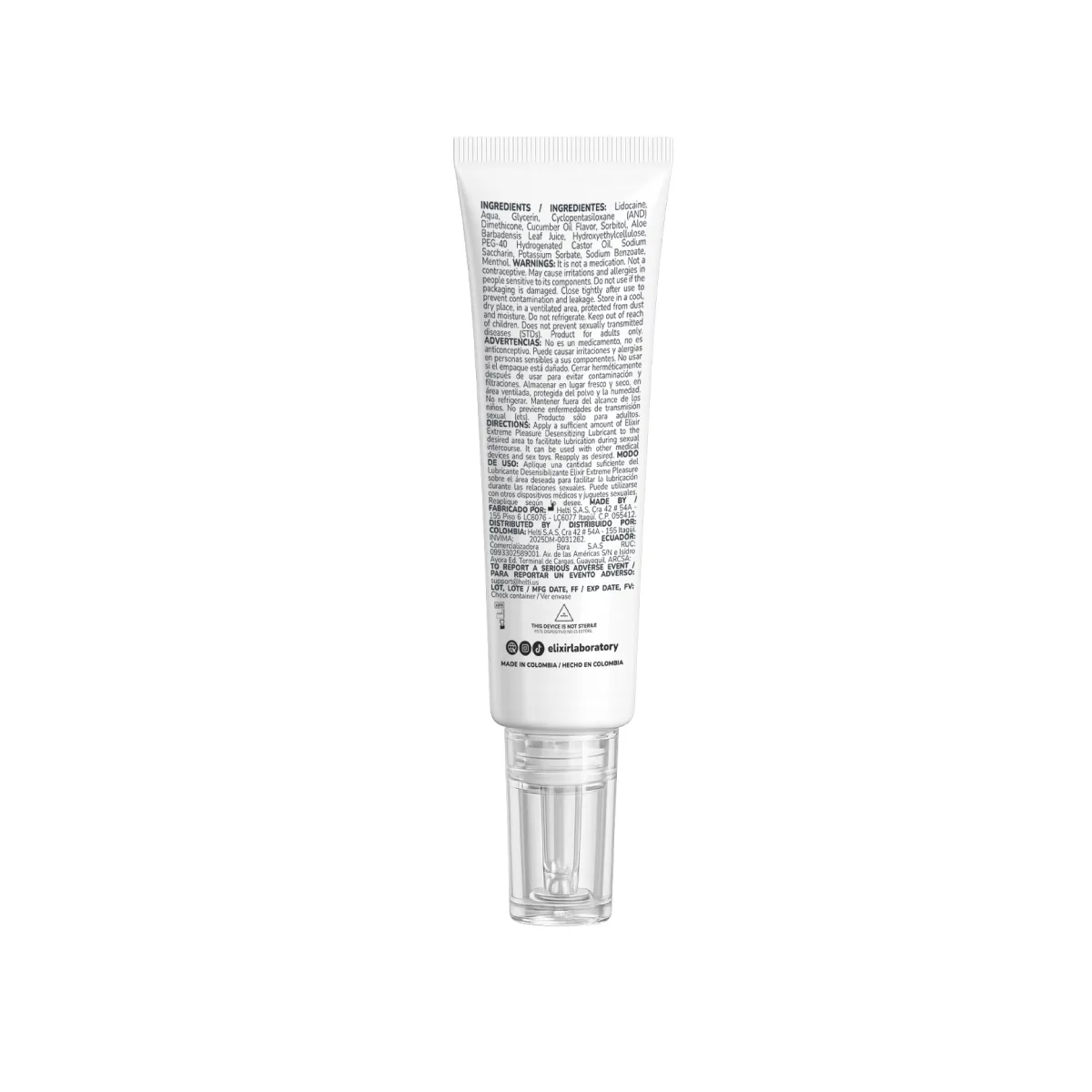 Pague 2 lleve 3 Elixir Anesty 30ml Lubricante íntimo Anal Desensibilizante Pague 2 lleve 3 Elixir Anesty 30ml Lubricante íntimo Anal Desensibilizante