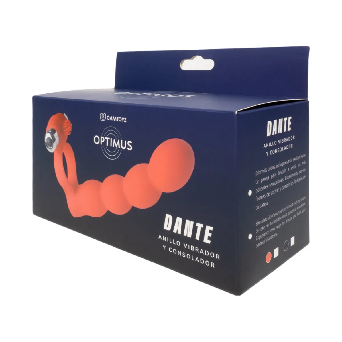 Anillo Vibrador y Consolador Dante Camtoyz Anillo Vibrador y Consolador Dante Camtoyz