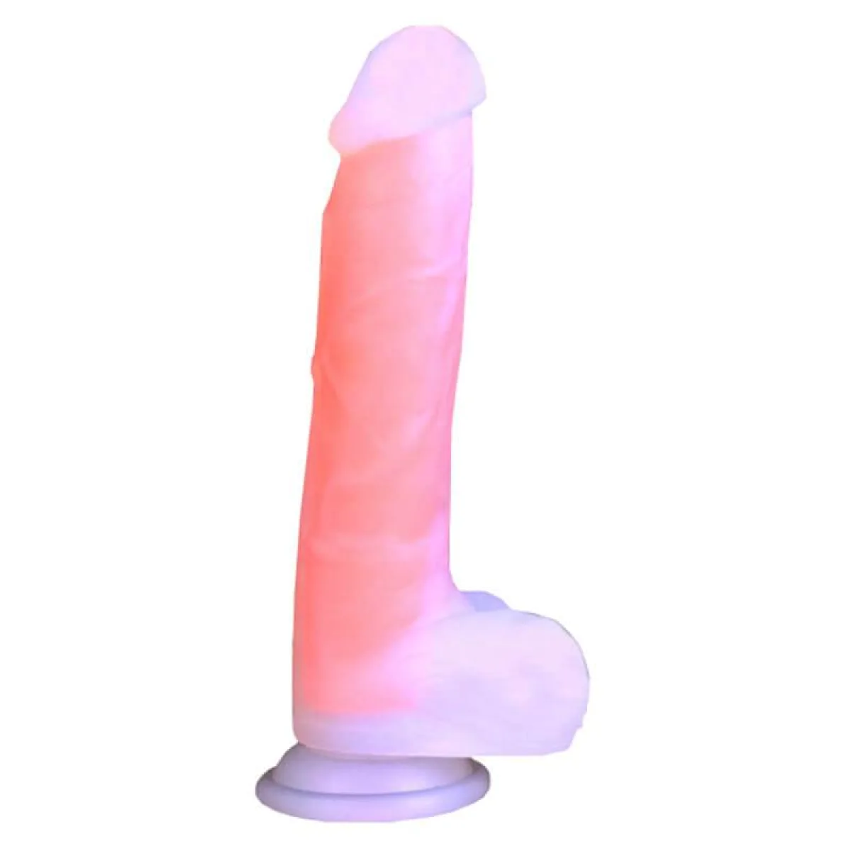 Dildo Luminous 19 cm - Color: Naranja Dildo Luminous 19 cm - Color: Naranja
