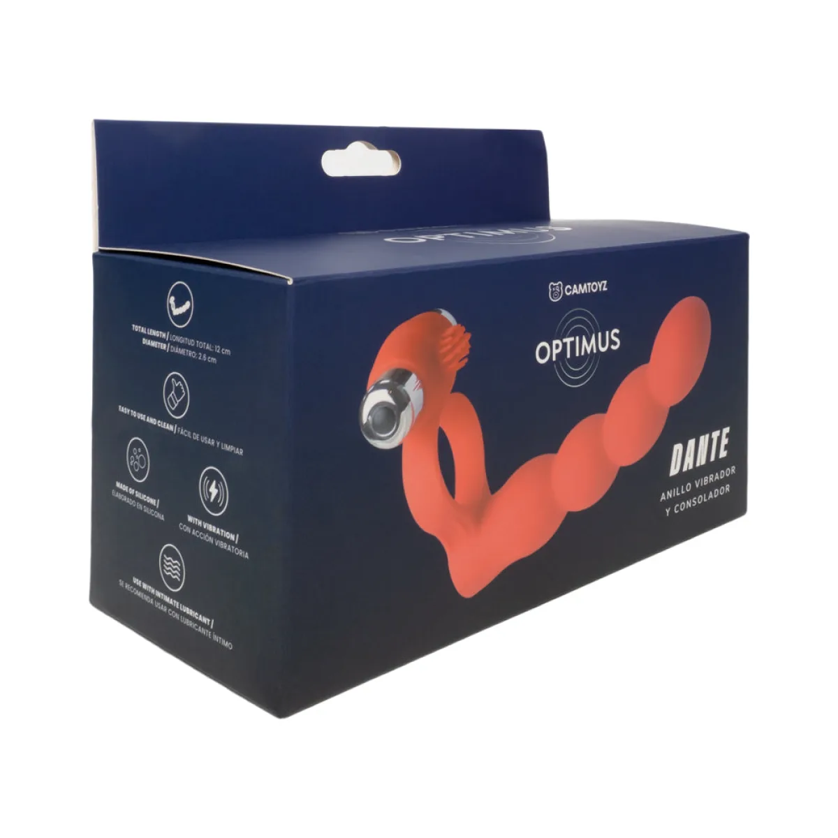 Anillo Vibrador y Consolador Dante Camtoyz Anillo Vibrador y Consolador Dante Camtoyz