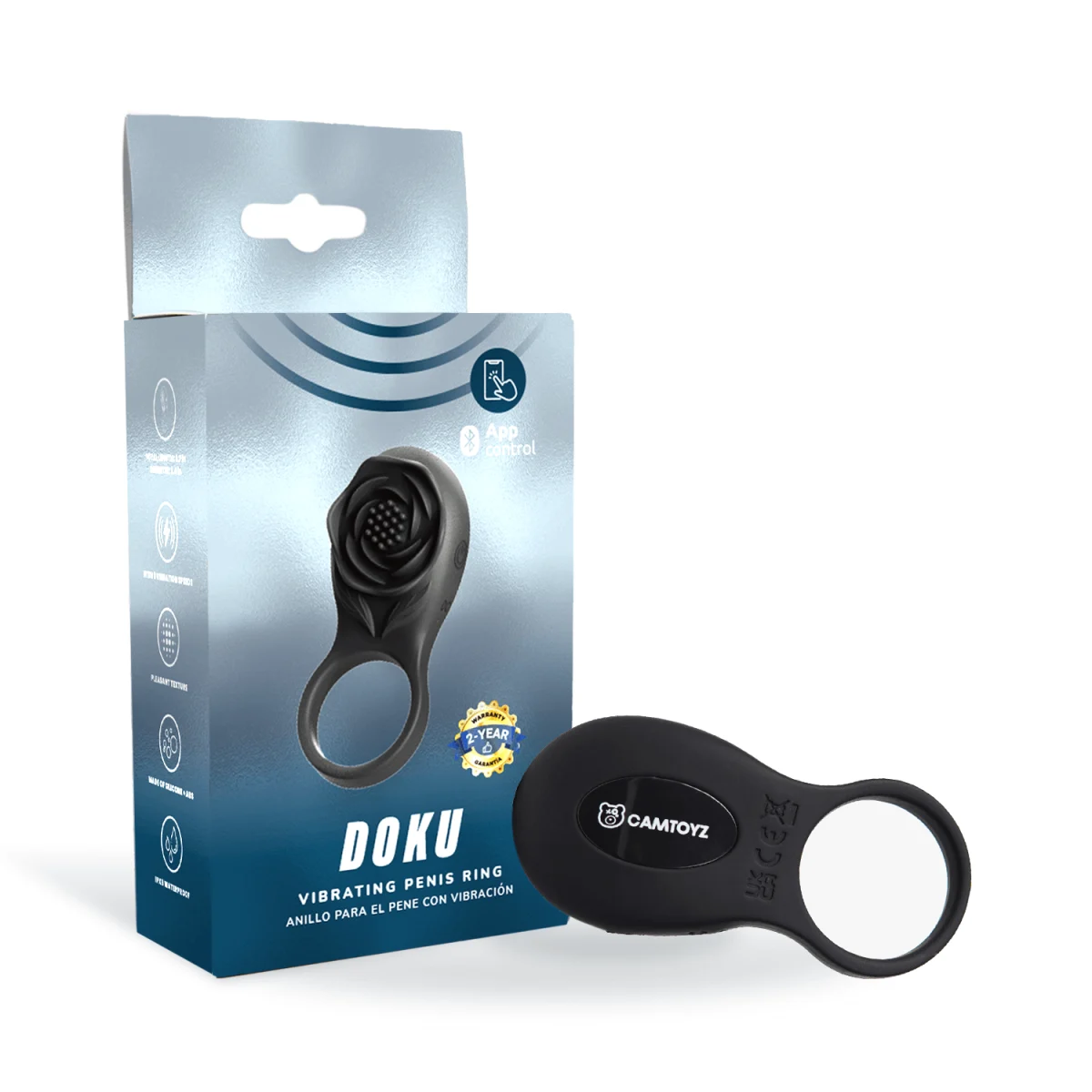 Anillo Vibrador Doku Con App Camtoyz Anillo Vibrador Doku Con App Camtoyz