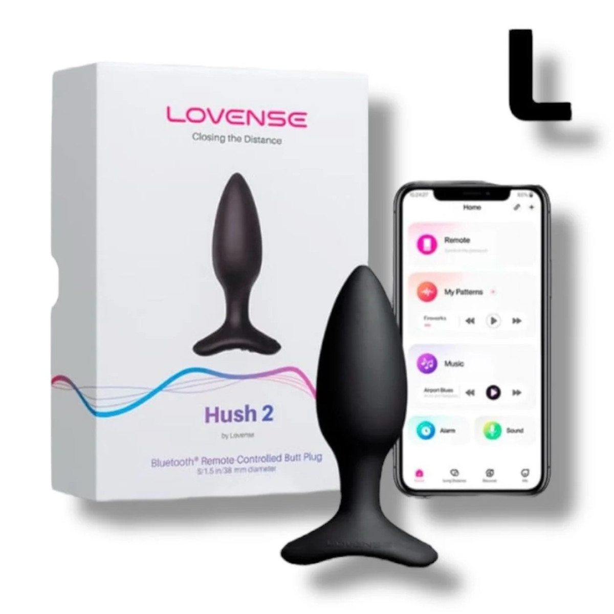 Vibrador Anal Hush 2 Controlado por APP Global by Lovense Vibrador Anal Hush 2 Controlado por APP Global by Lovense