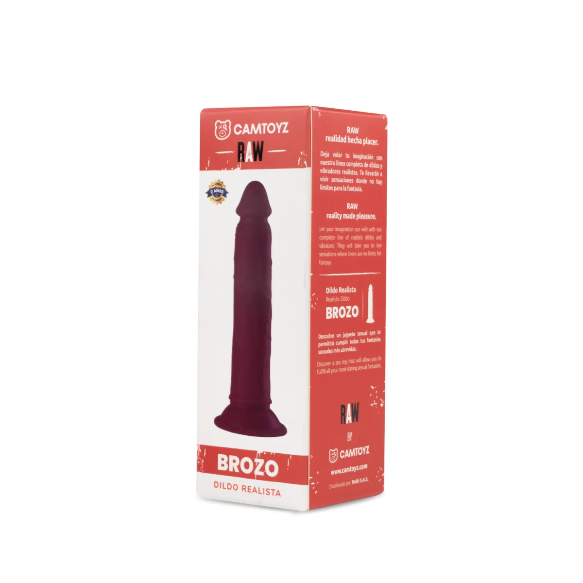 Dildo Realista Brozo Rosado 19 cm Camtoyz Dildo Realista Brozo Rosado 19 cm Camtoyz