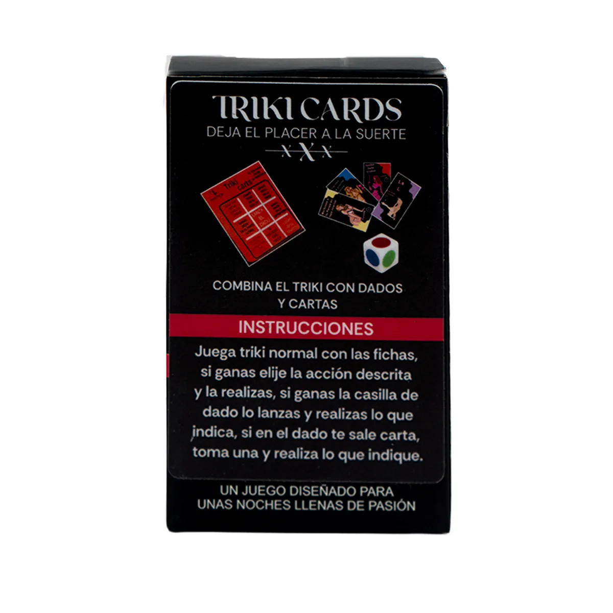 Triki Cards XXX Mística Juego para Adultos con Dado y Cartas Triki Cards XXX Mística Juego para Adultos con Dado y Cartas