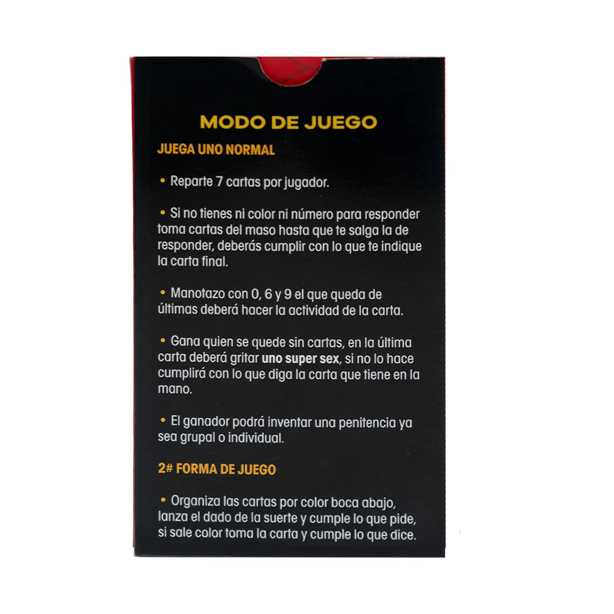 Uno Super Sex Mística Juego para Adultos con Cartas y Dado Uno Super Sex Mística Juego para Adultos con Cartas y Dado
