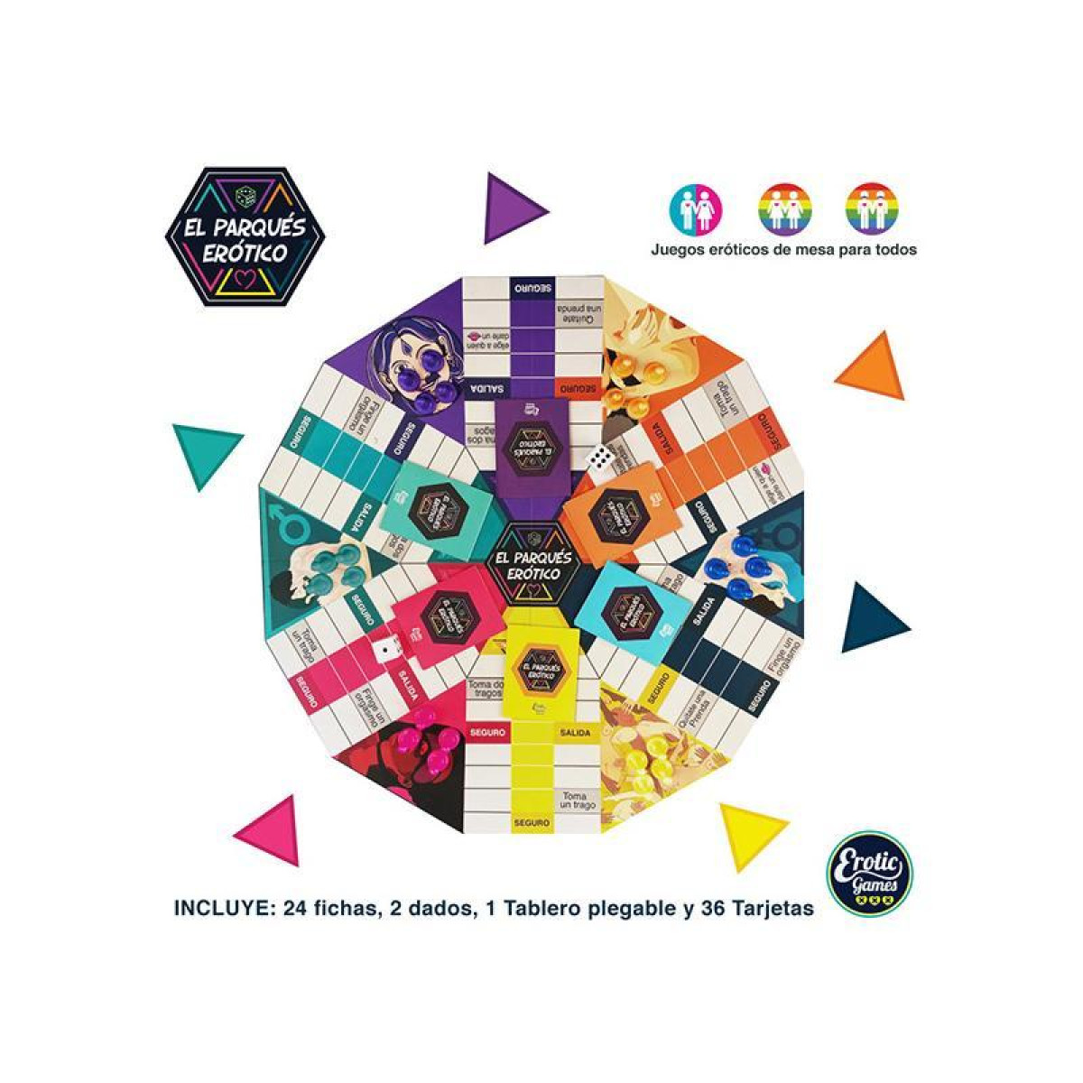Juego de Mesa – El Parqués Erótico Juego de Mesa – El Parqués Erótico