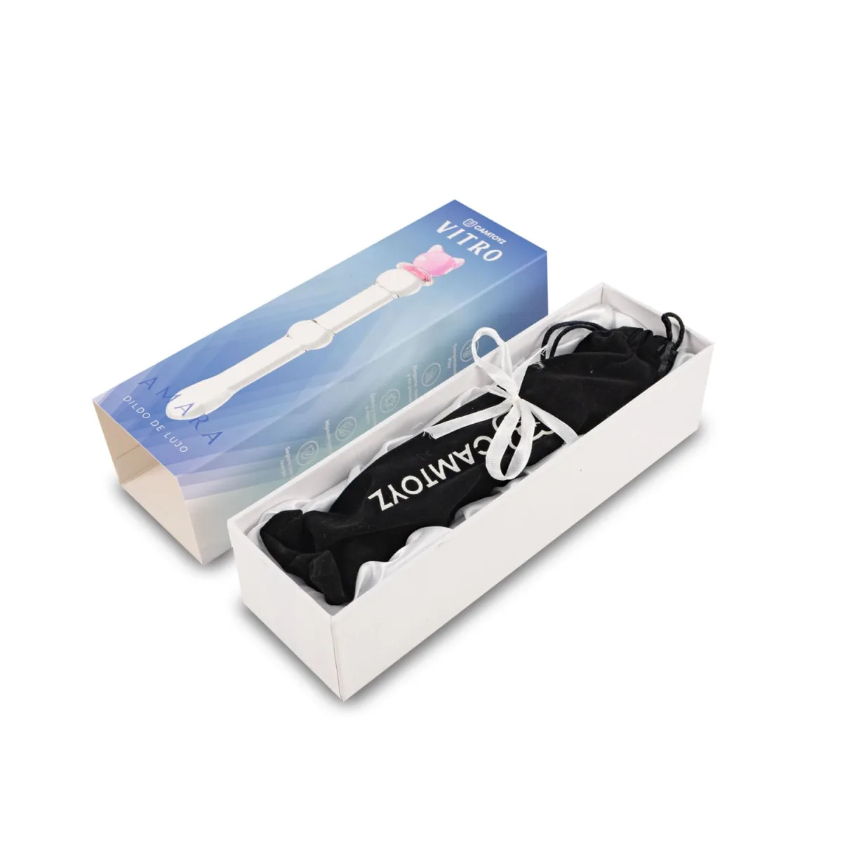 Dildo de Vidrio Amara 17 cm Camtoyz Dildo de Vidrio Amara 17 cm Camtoyz