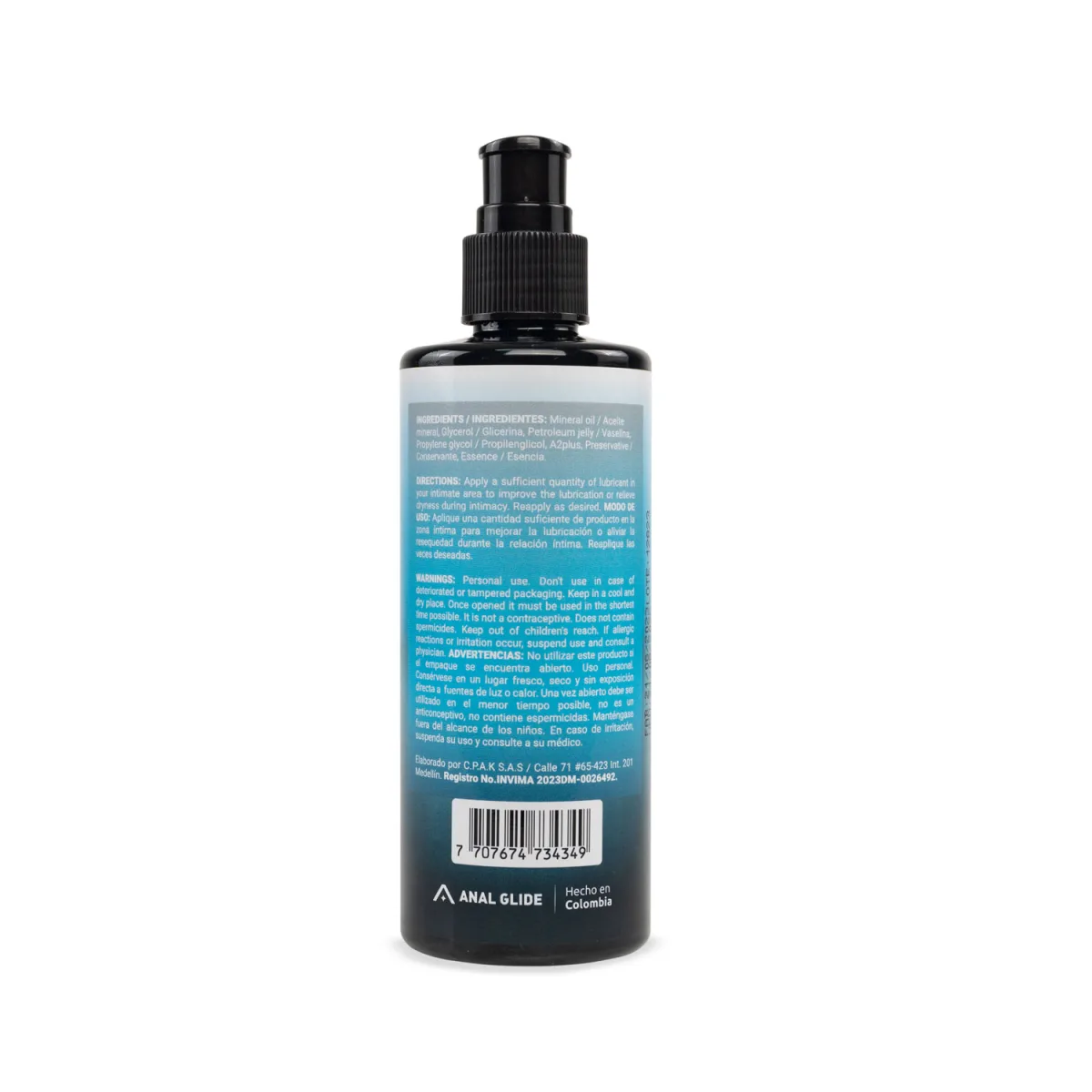 Lubricante íntimo Anal Glide Lubricante íntimo Anal Glide