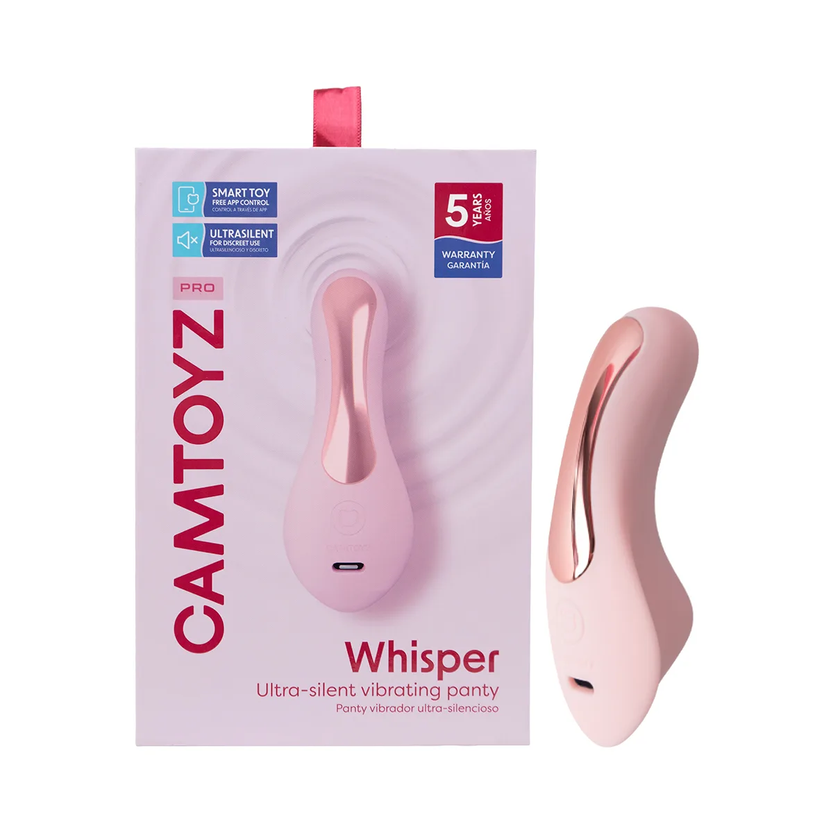 Whisper Panty Vibrador con APP Camtoyz Whisper Panty Vibrador con APP Camtoyz