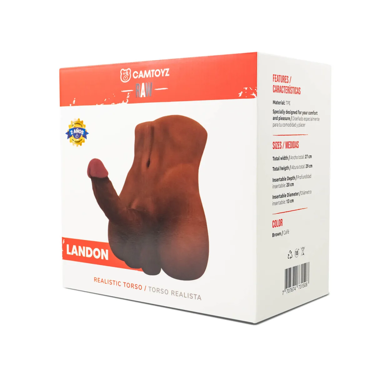 Torso Landon Camtoyz - Color: Cafe Torso Landon Camtoyz - Color: Cafe
