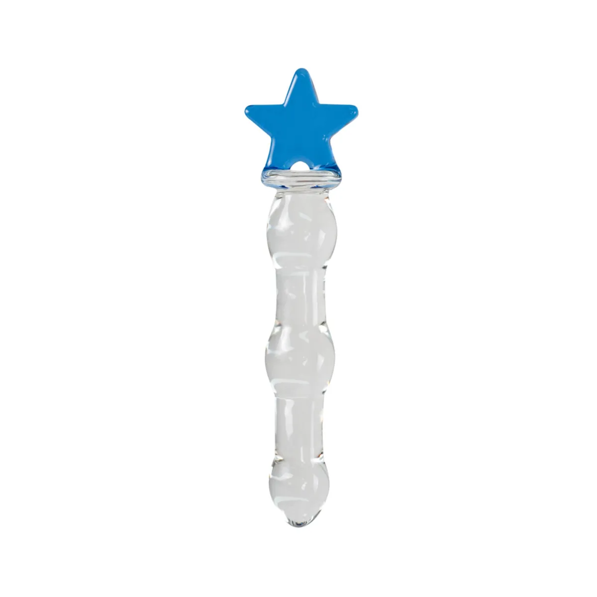 Dildo de Vidrio Blue 18 cm - Tipo: Star Dildo de Vidrio Blue 18 cm - Tipo: Star