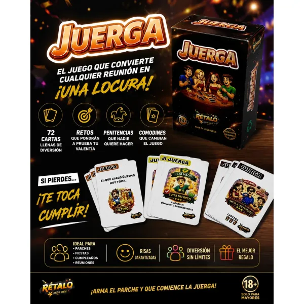 CARTAS JERGA 72 CARTAS