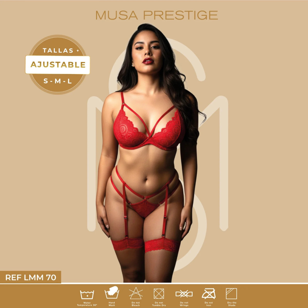 Lencería LMM 70 ROJO Lencería LMM 70 ROJO