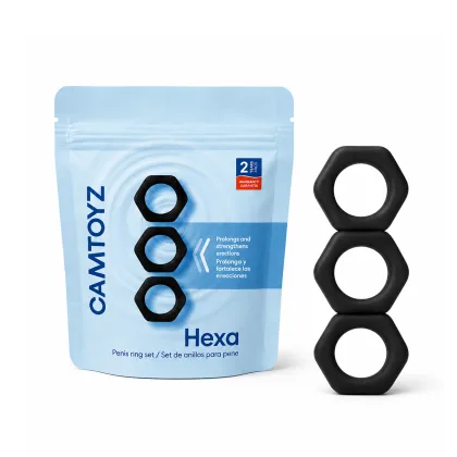 Hexa Set de 3 Anillos para Pene Camtoyz