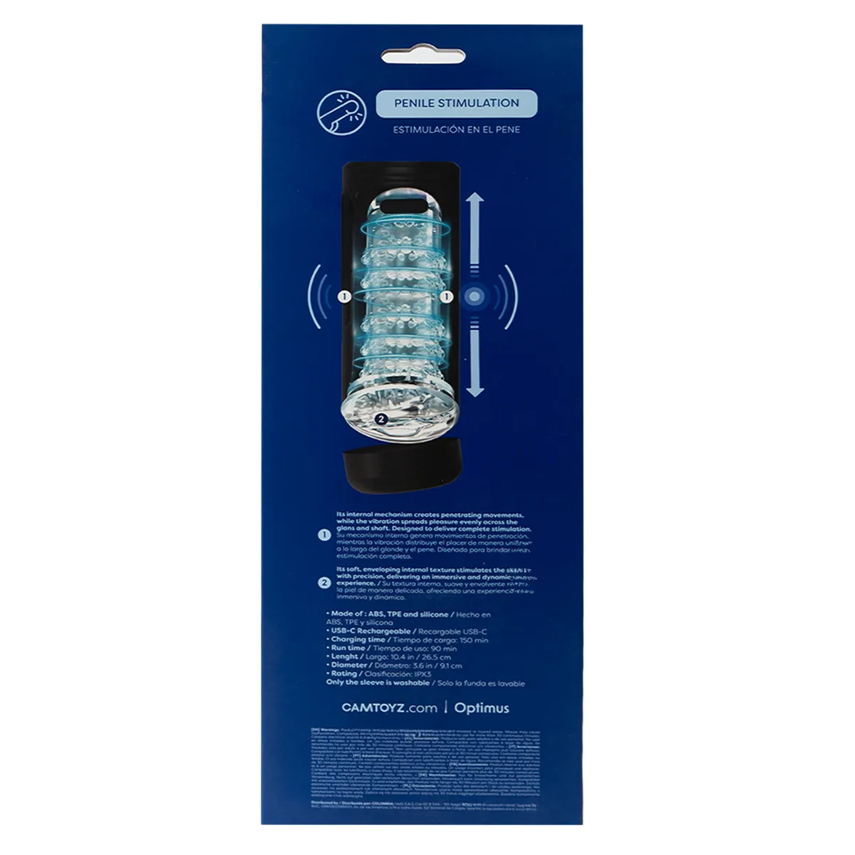 Autobate Masturbador Masculino Automático Camtoyz Autobate Masturbador Masculino Automático Camtoyz