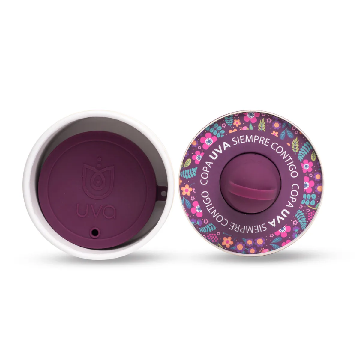 Copa Menstrual UVA 2 Talla B Morado Copa Menstrual UVA 2 Talla B Morado