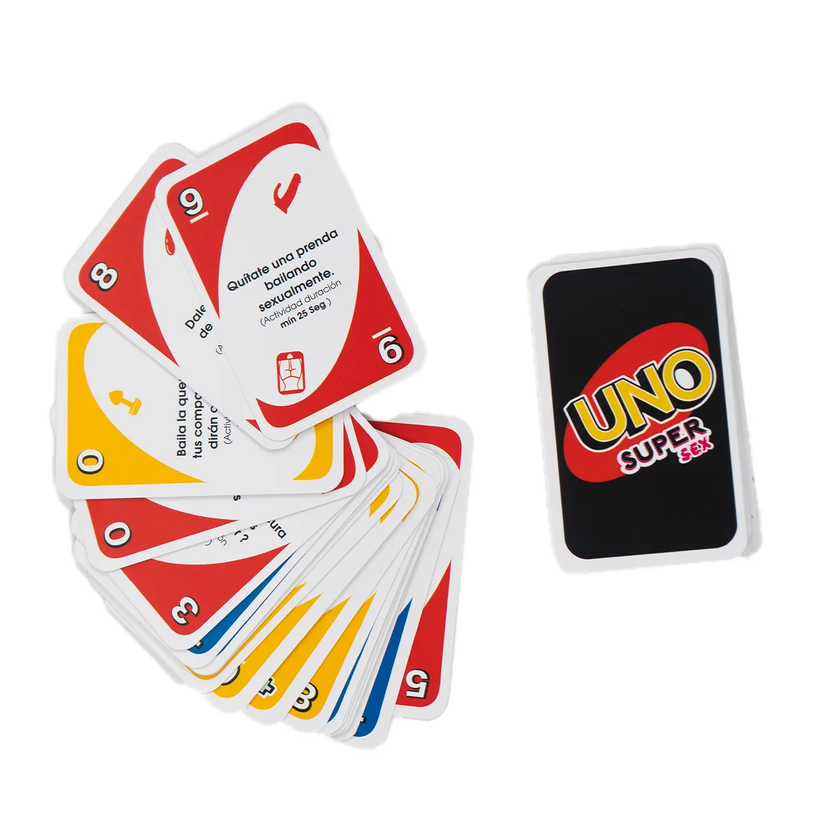 Uno Super Sex Mística Juego para Adultos con Cartas y Dado Uno Super Sex Mística Juego para Adultos con Cartas y Dado
