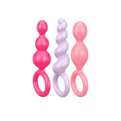 Satisfyer Booty Call Set de Plugs Anales - Color: Multicolor