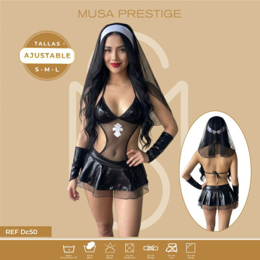 Disfraz Musa Monja D...