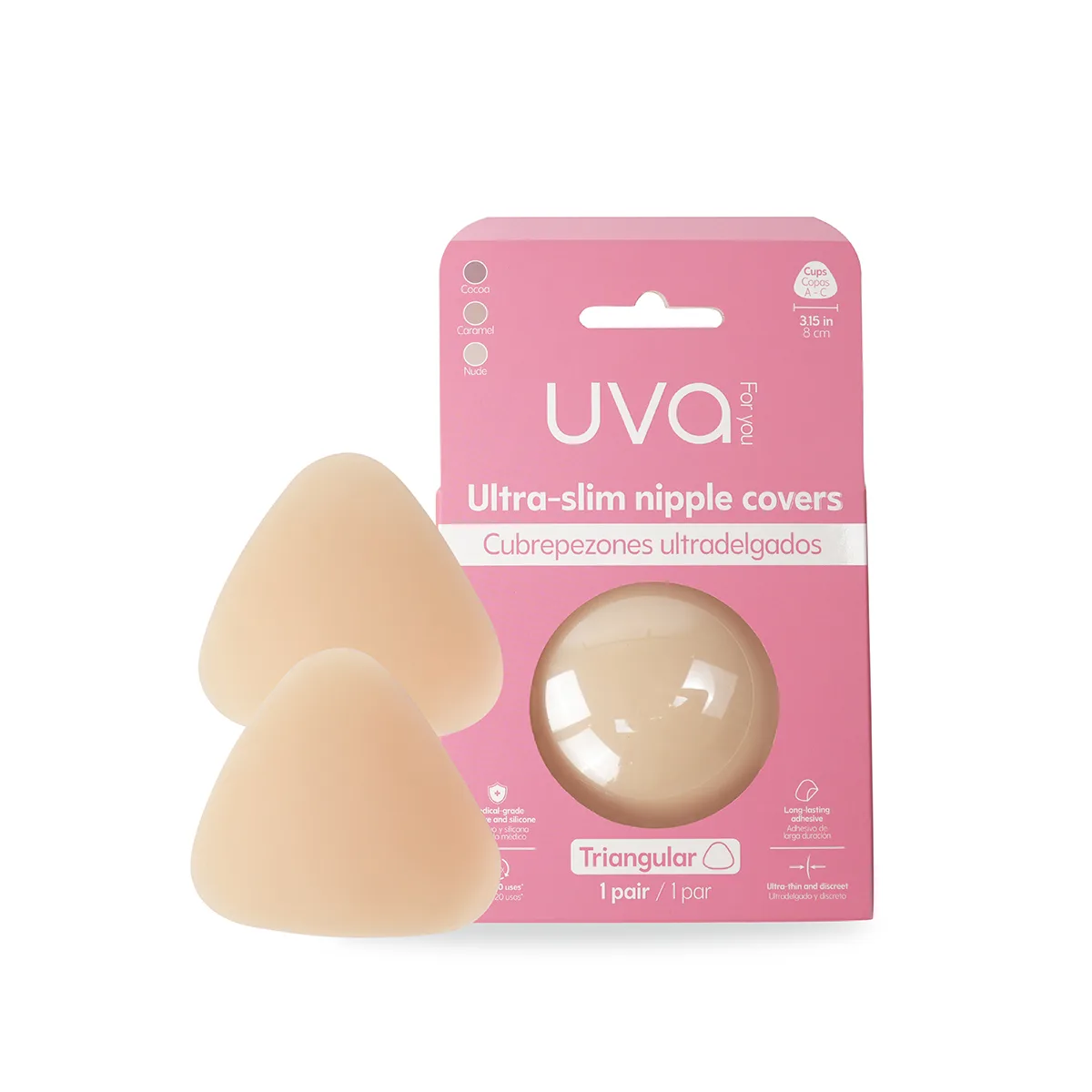 Cubrepezones UVA - Color: Cocoa Cubrepezones UVA - Color: Cocoa