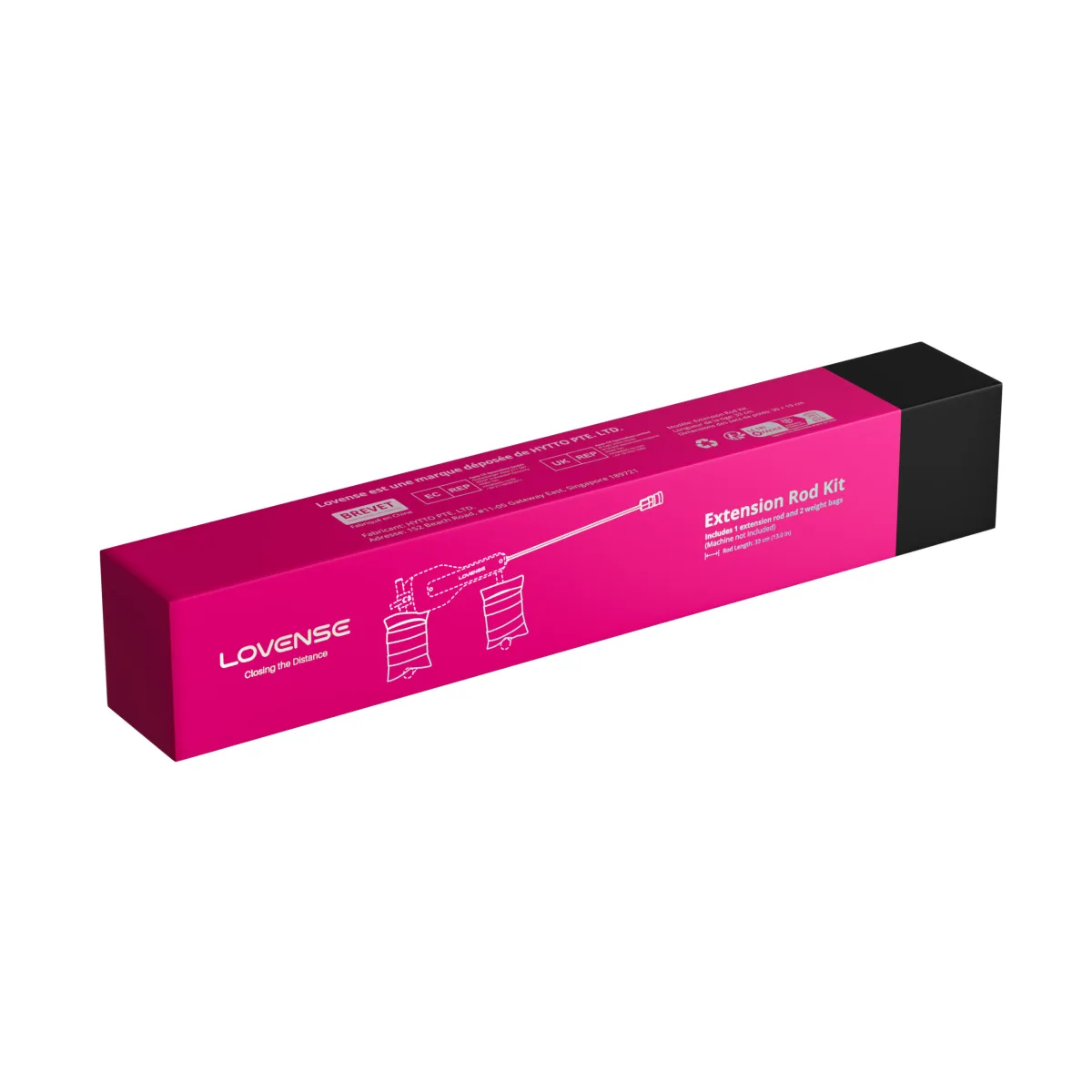 Kit Extensión con 2 bolsas de peso para Mini Sex Machine Lovense Kit Extensión con 2 bolsas de peso para Mini Sex Machine Lovense