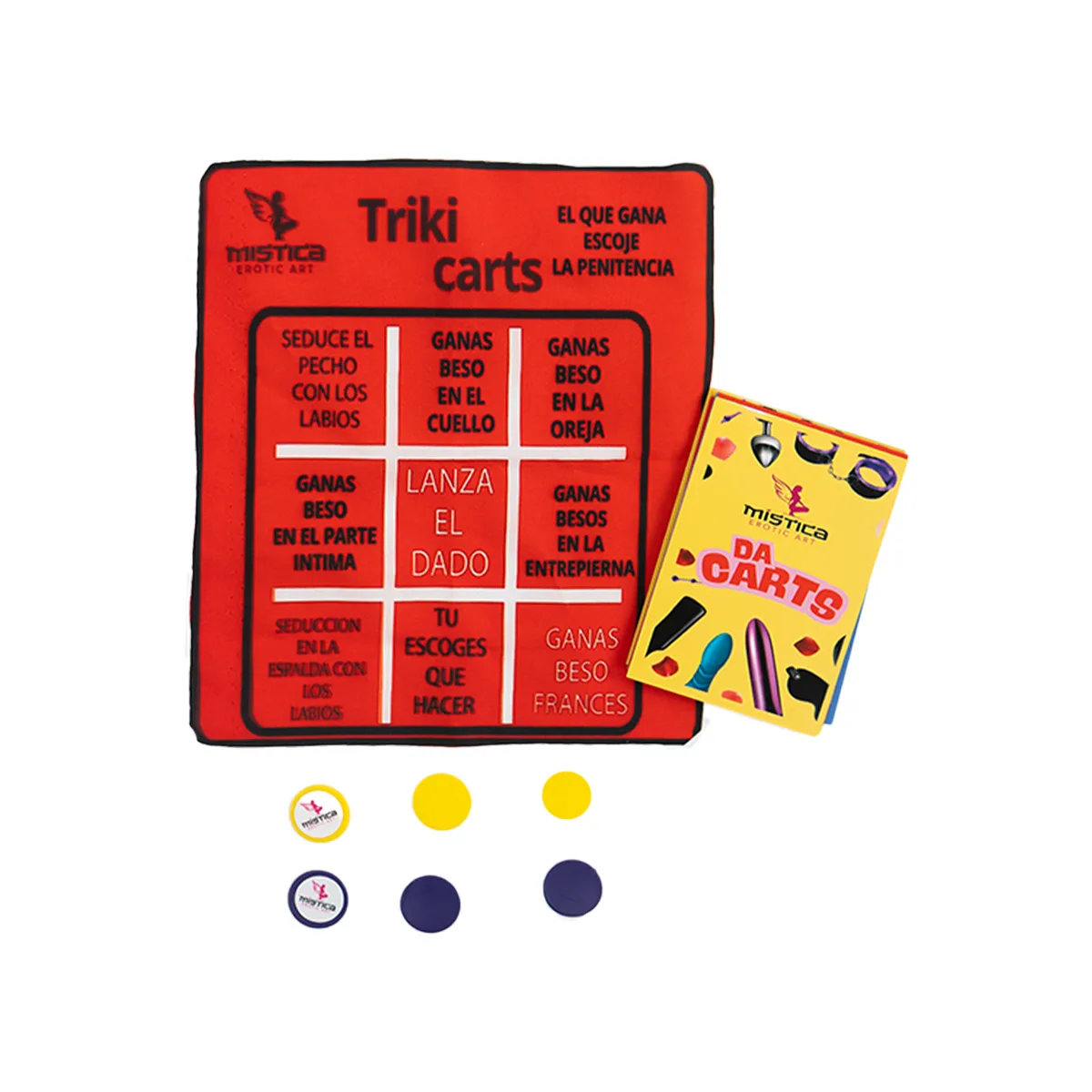 Triki Cards XXX Mística Juego para Adultos con Dado y Cartas Triki Cards XXX Mística Juego para Adultos con Dado y Cartas