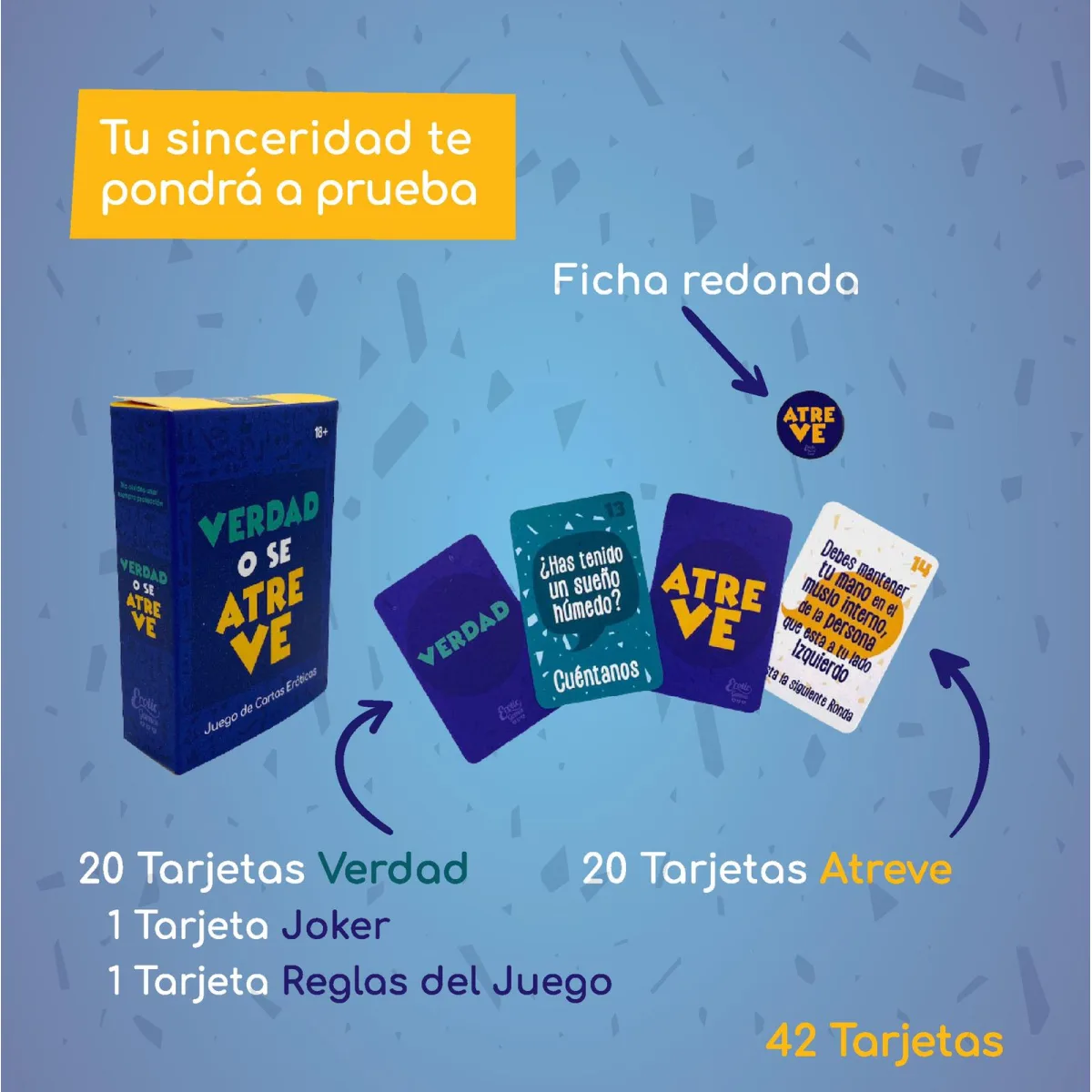 Juego de Cartas Eróticas Verdad o Se Atreve Juego de Cartas Eróticas Verdad o Se Atreve