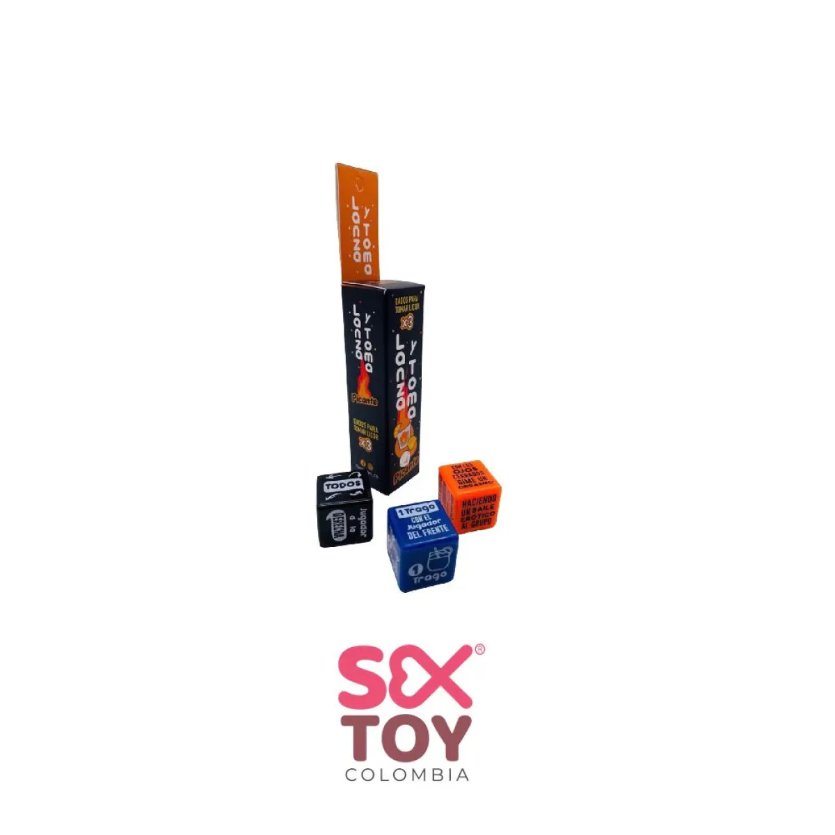 Juego Lanza Y Toma Picante x 3 Dados Juego Lanza Y Toma Picante x 3 Dados