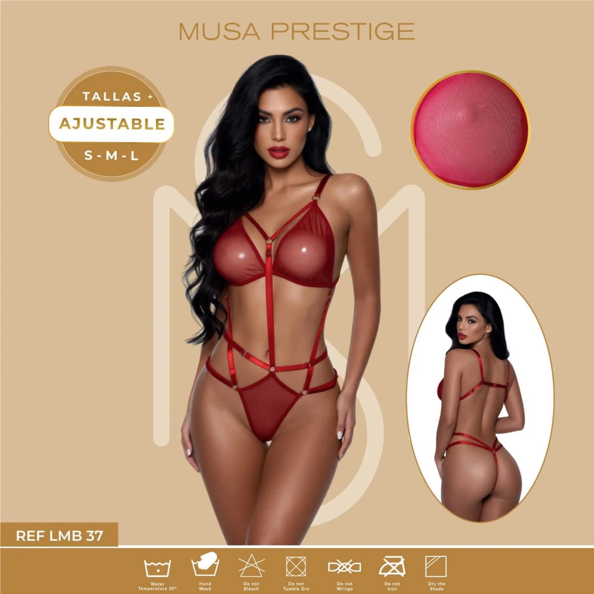 Lencería LMB 37 ROJO Lencería LMB 37 ROJO