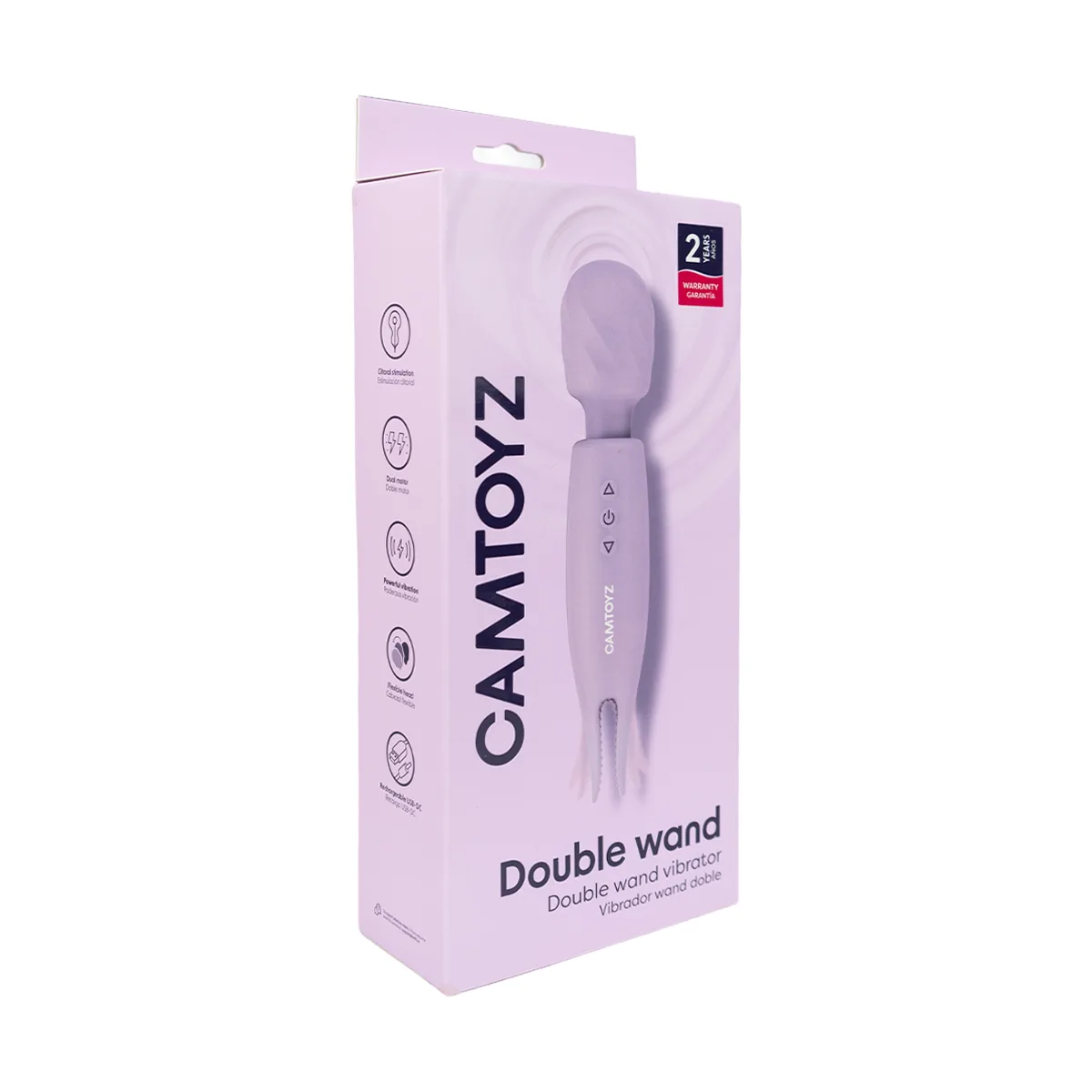 Double Wand Vibrador Wand Doble Camtoyz Double Wand Vibrador Wand Doble Camtoyz
