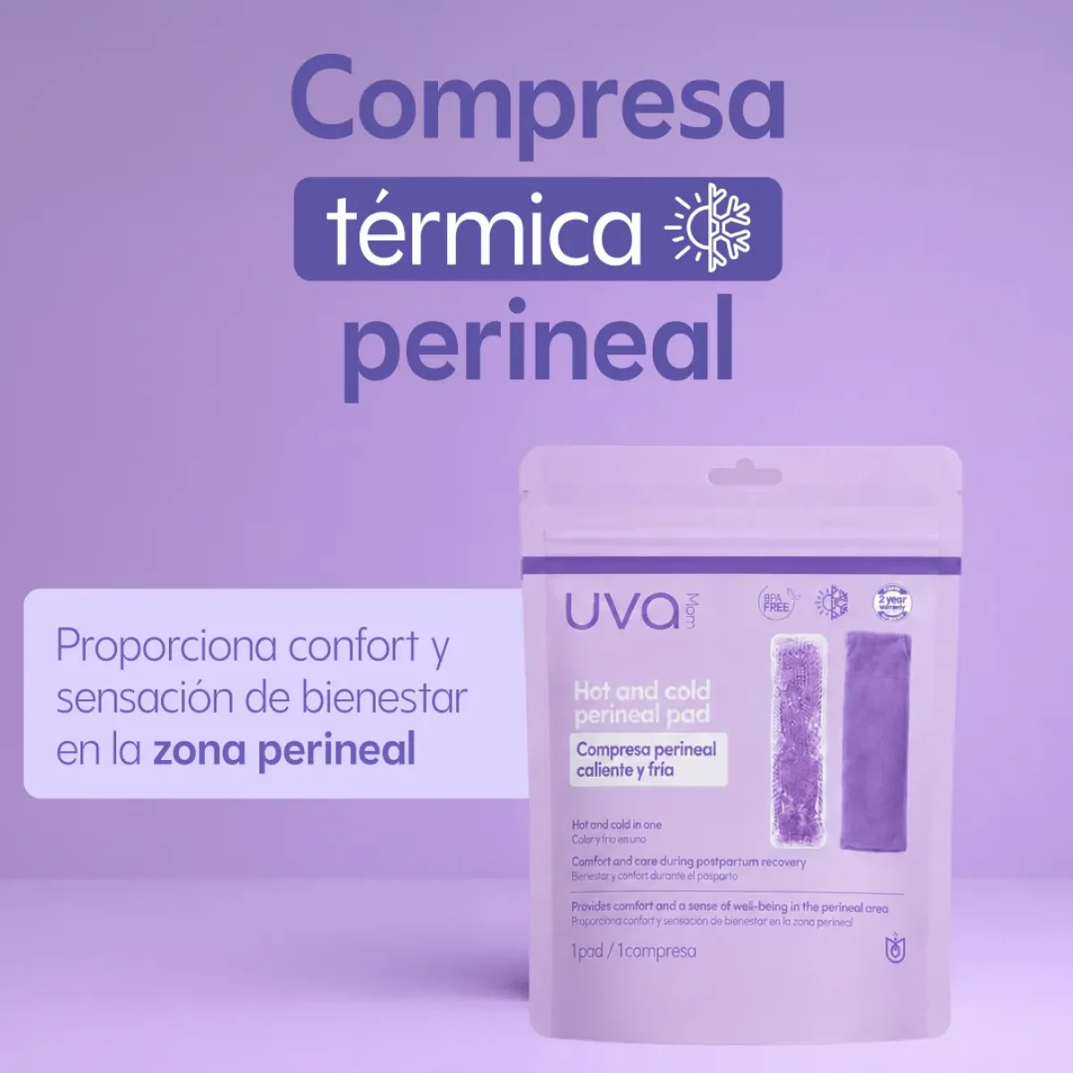 Compresa Perineal caliente y fría Compresa Perineal caliente y fría