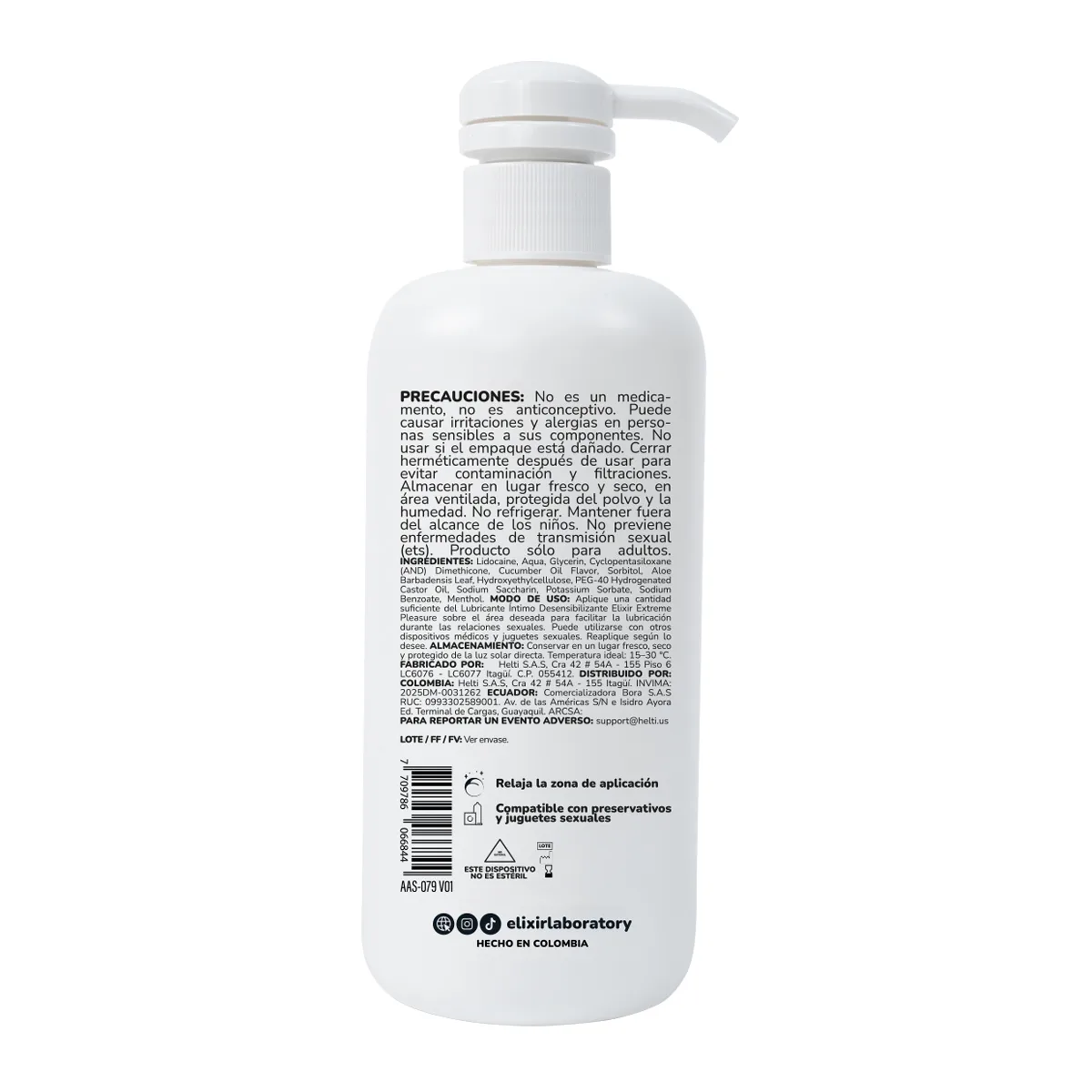 Elixir Anesty Lubricante íntimo Anal Desensibilizante Elixir Anesty Lubricante íntimo Anal Desensibilizante