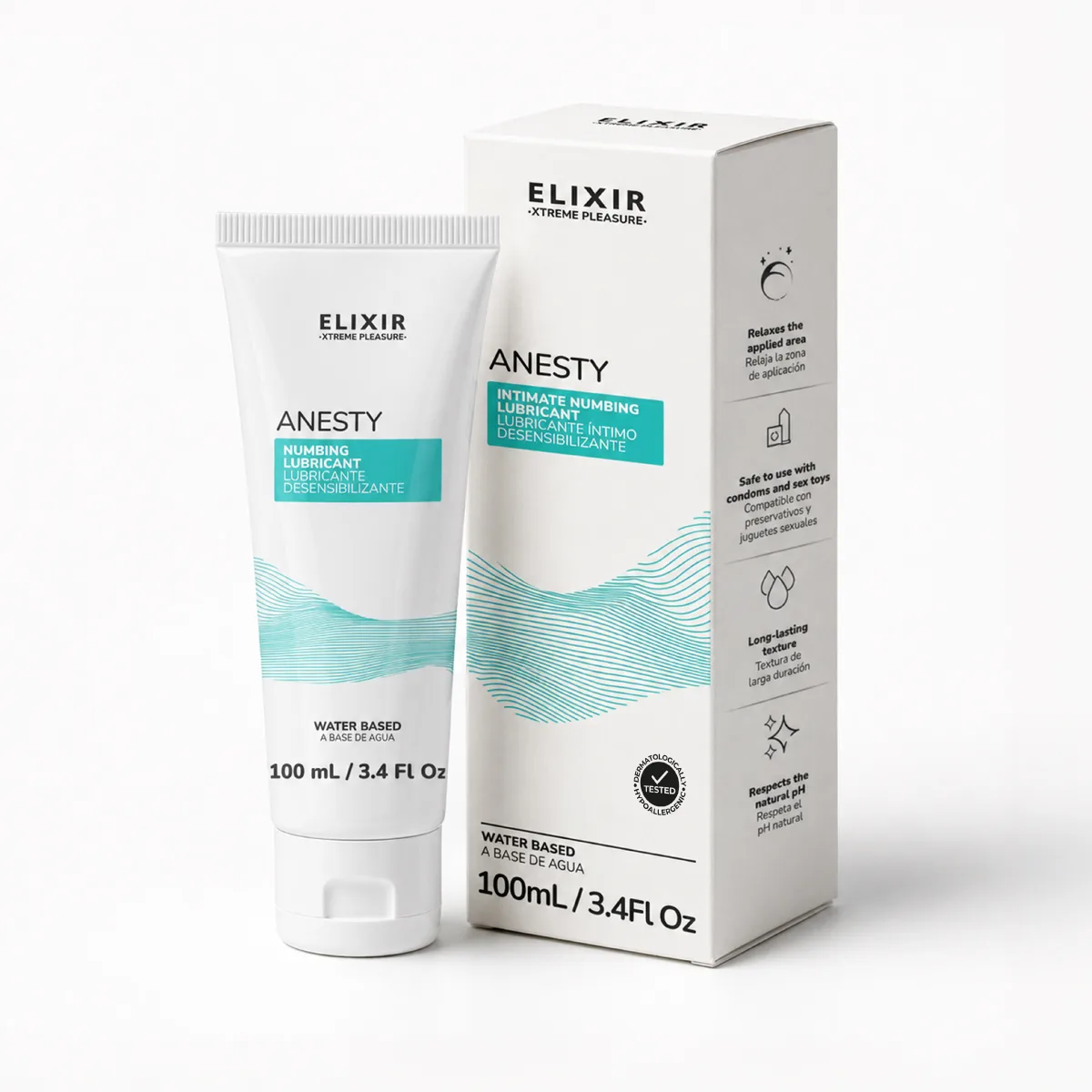 Elixir Anesty Lubricante íntimo Anal Desensibilizante - Tamaño: 100 ml Elixir Anesty Lubricante íntimo Anal Desensibilizante - Tamaño: 100 ml
