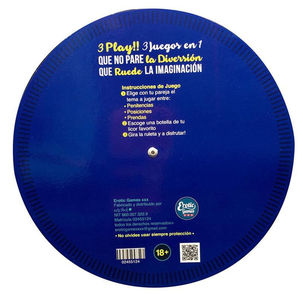 Juego Erótico de Mesa – La Ruleta Erótica 3 Play Juego Erótico de Mesa – La Ruleta Erótica 3 Play