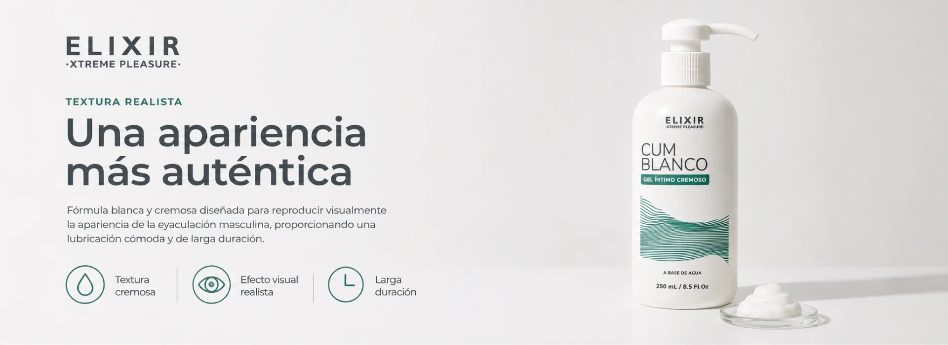 Cum Blanco Elixir - Una apariencia más auténtica